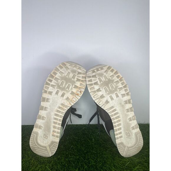 New Balance 574 Women Sneaker Size 8.5 Black Green Lace Up Gorpcore Athletic - Picture 7 of 8